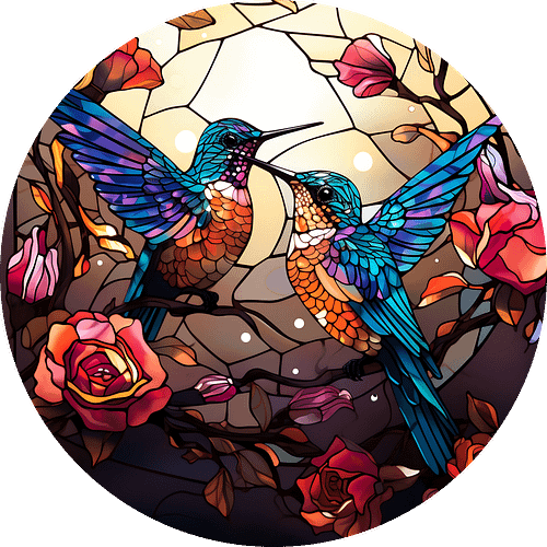Hummingbirds Suncatcher