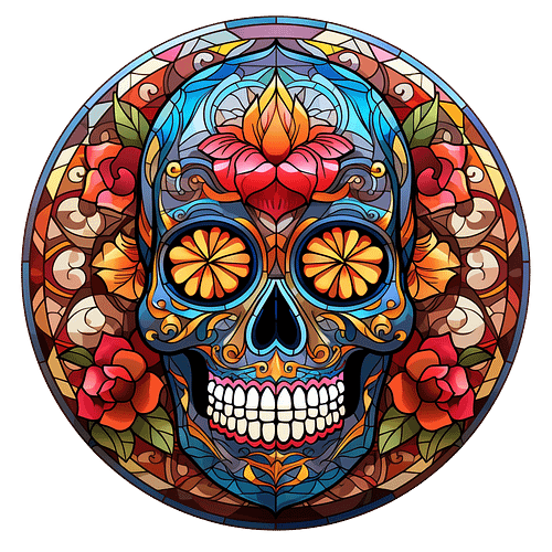 Sugarskull Suncatcher