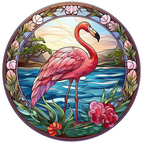 Flamingo Suncatcher