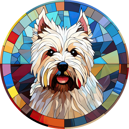 Westie Suncatcher