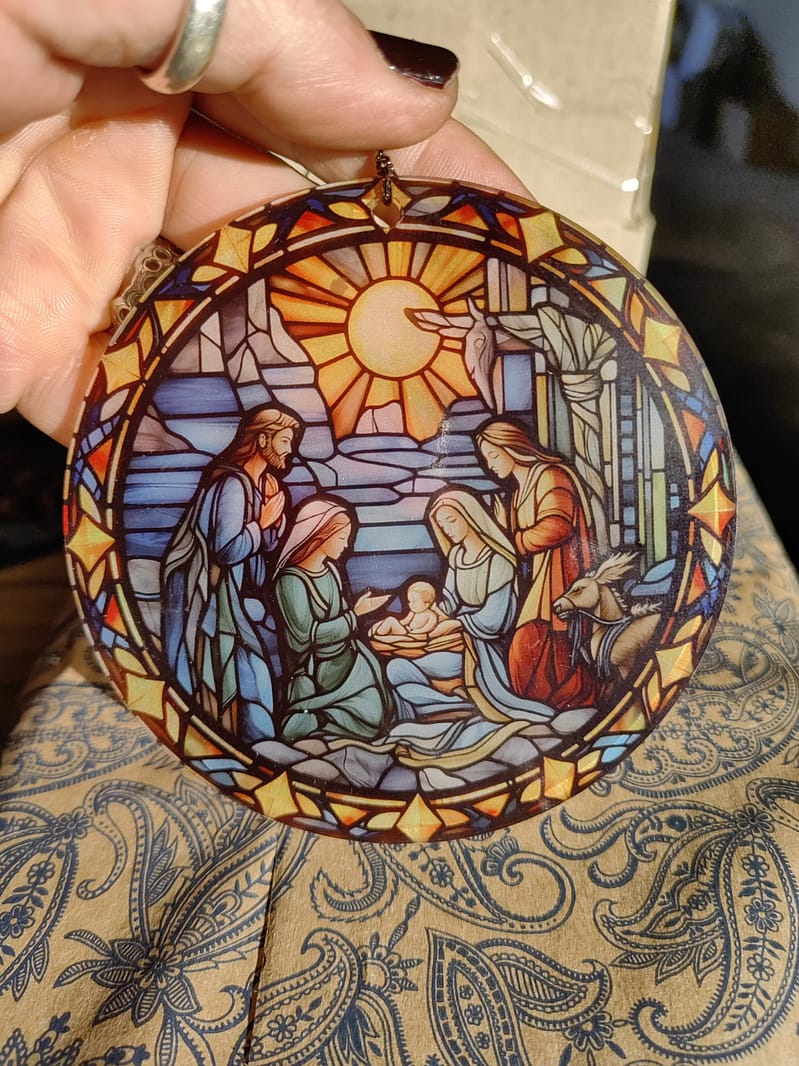 Nativity Suncatcher 20cm