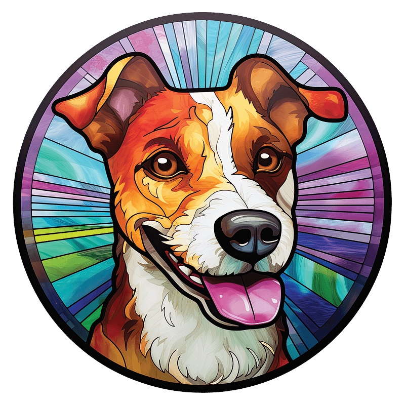 Jack Russell Suncatcher
