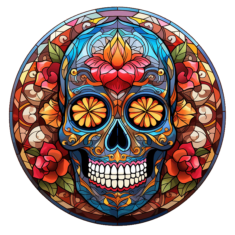 Sugarskull Suncatcher