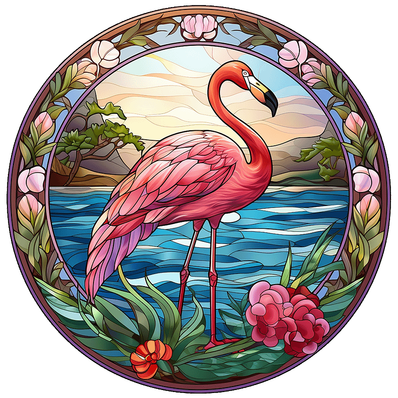 Flamingo Suncatcher