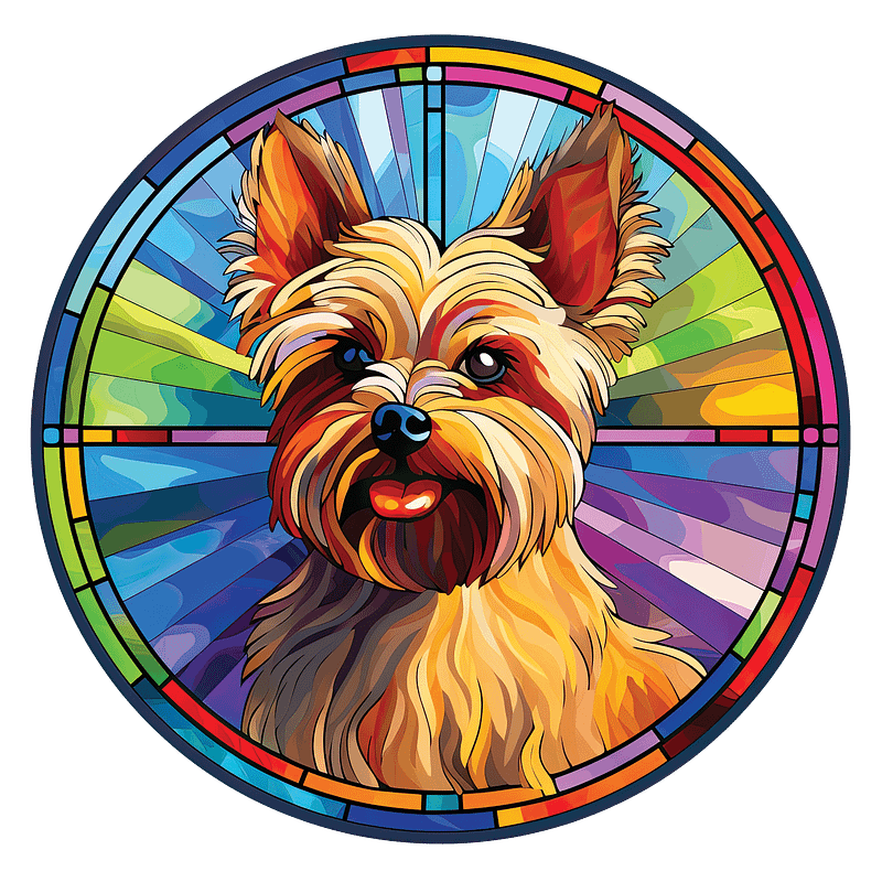 Yorkie Suncatcher