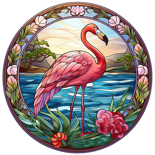 Flamingo Suncatcher